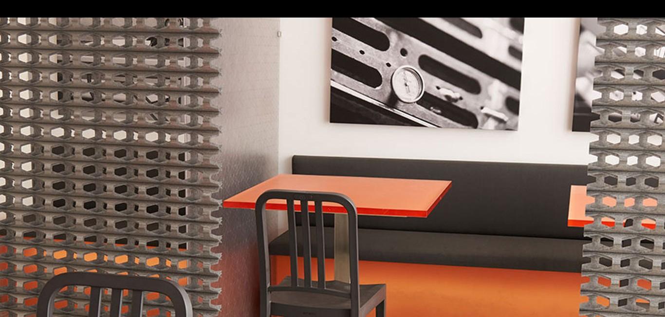 Cortina Parametre Cortina Parametre Hunter Douglas - Escritório (sala de reunião)