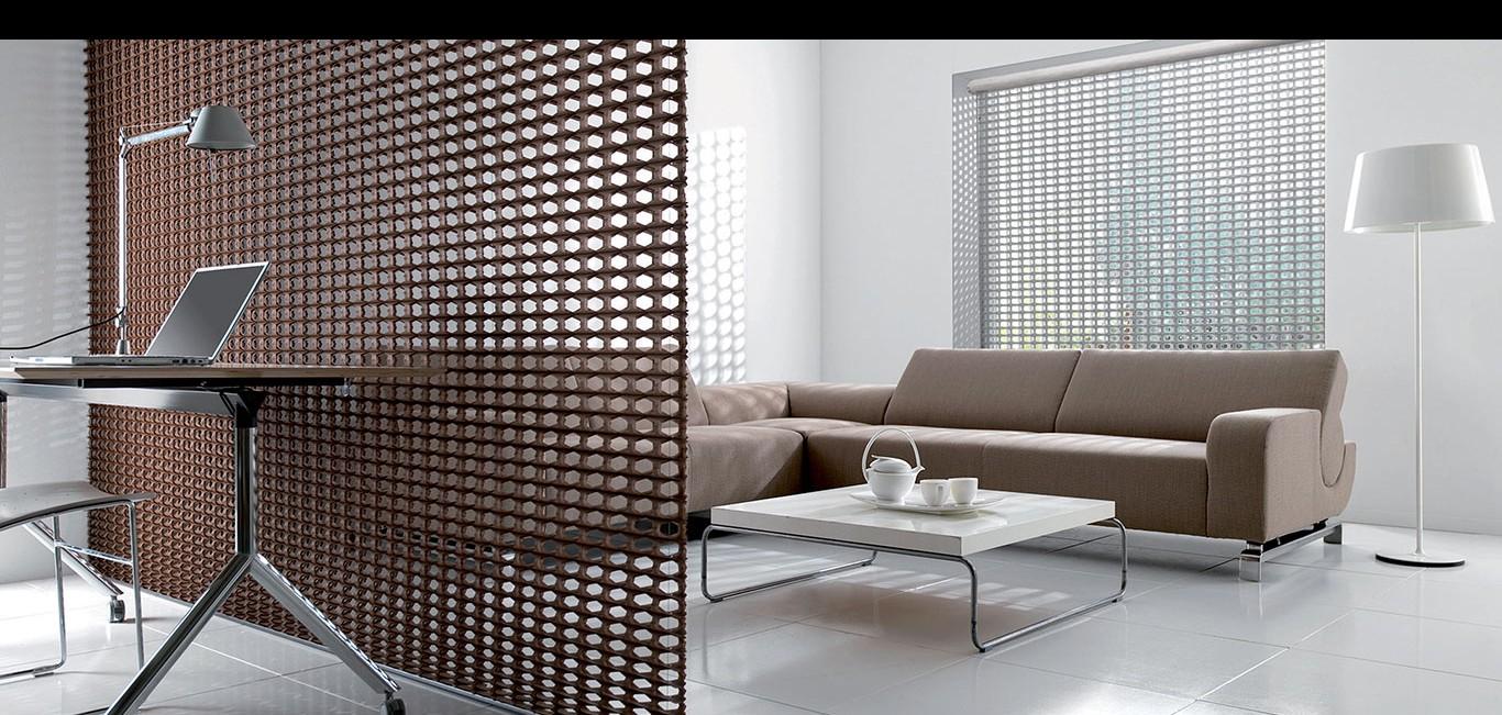Cortina Parametre Cortina Parametre Hunter Douglas - Escritório (sala de reunião)