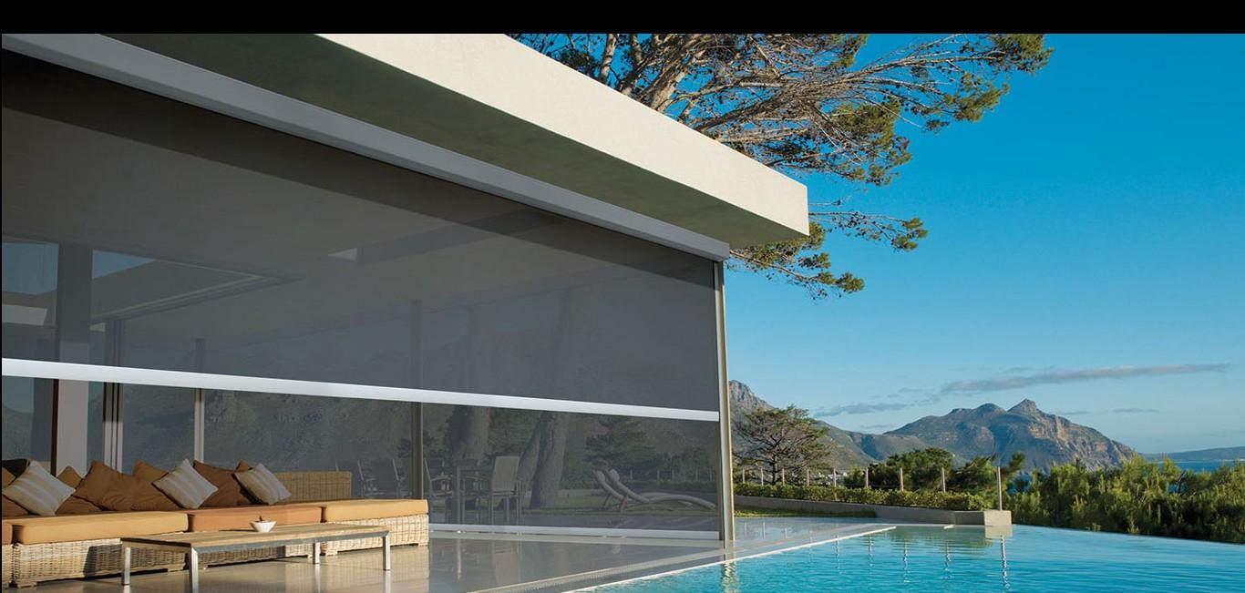 Toldos Verticais Toldo Vertical - Hunter Douglas - Terraço/Varanda